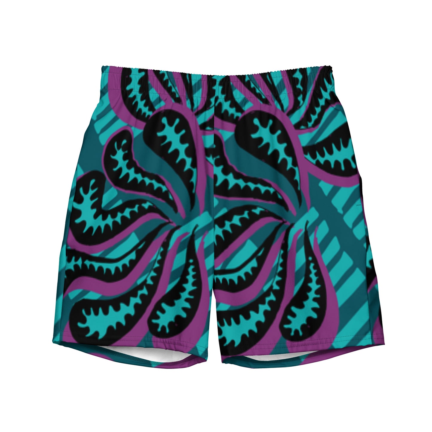 All-Over Print Recycled Swim Trunks