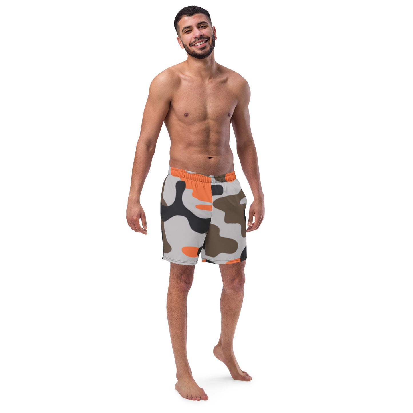 All-Over Print Recycled Swim Trunks