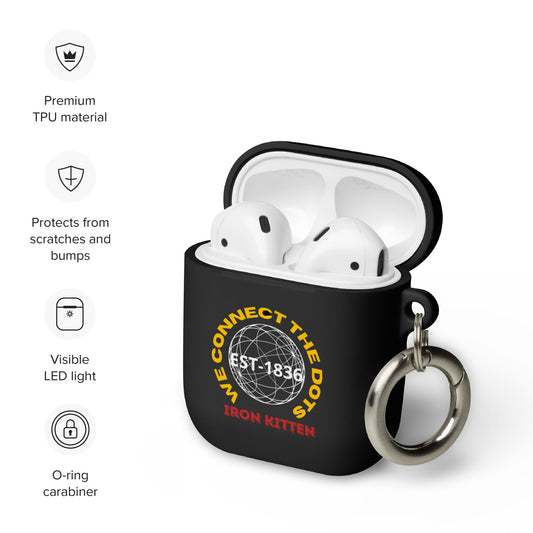 iron kitten-Rubber Case for AirPods®