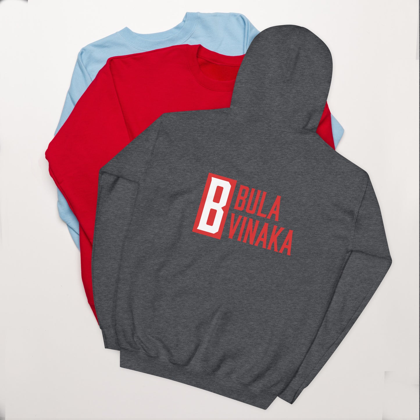 Classic Bula Vinaka Hoodie with Masi Accents