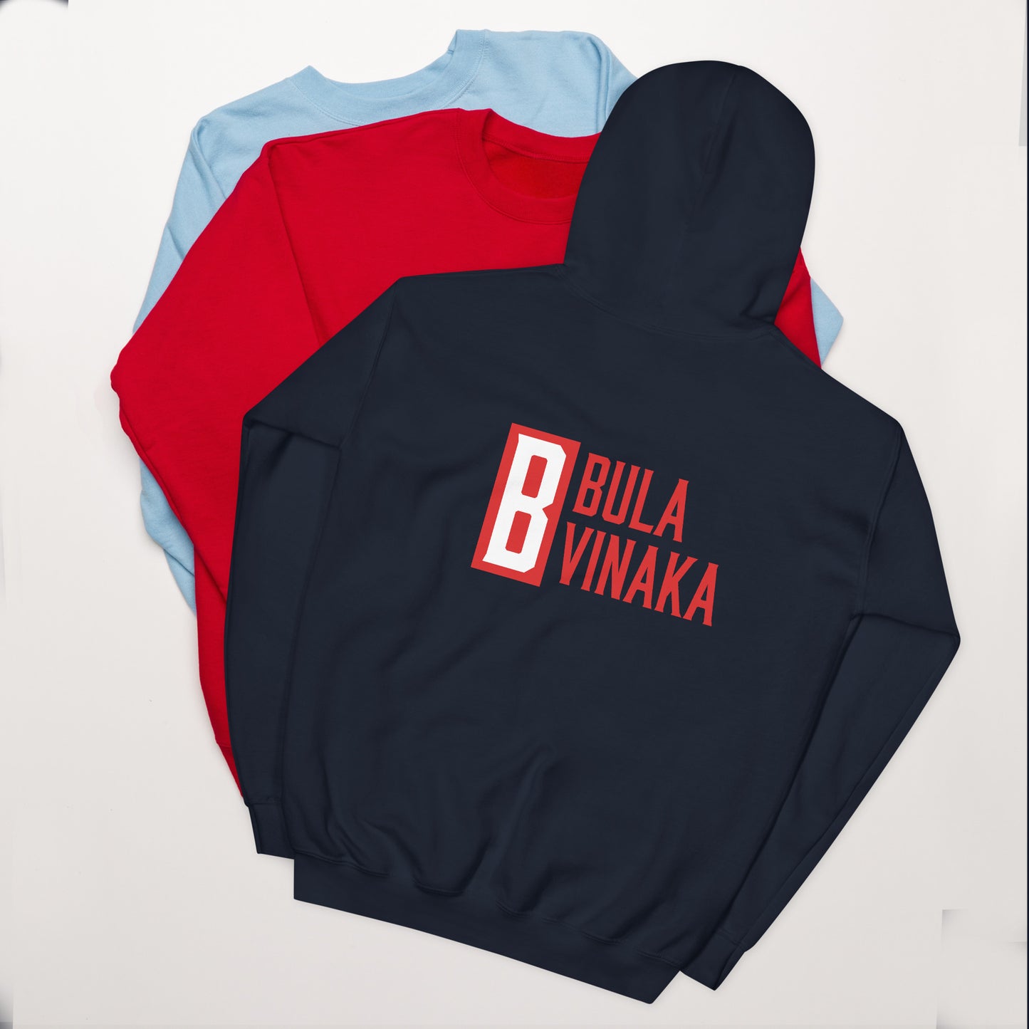 Classic Bula Vinaka Hoodie with Masi Accents