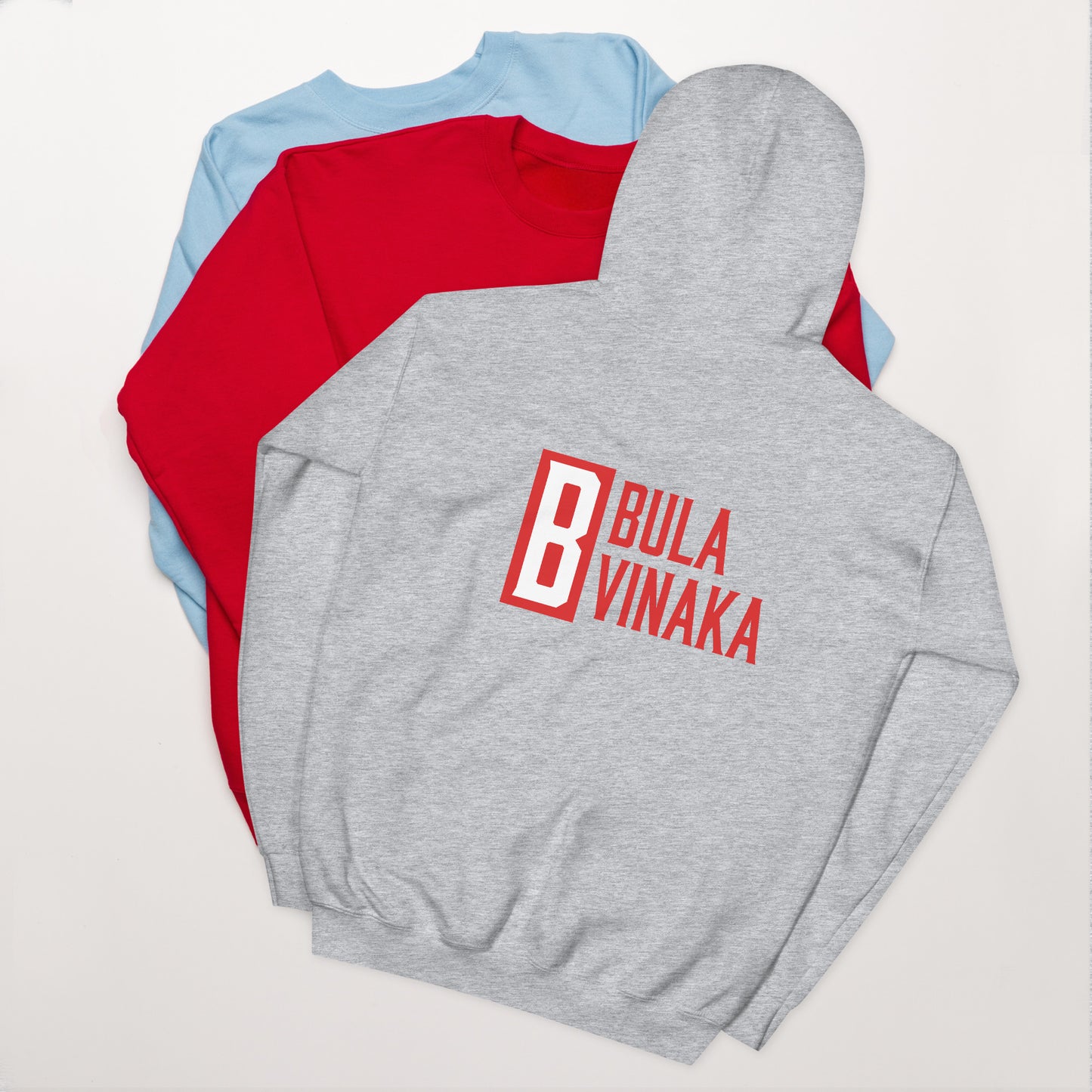 Classic Bula Vinaka Hoodie with Masi Accents